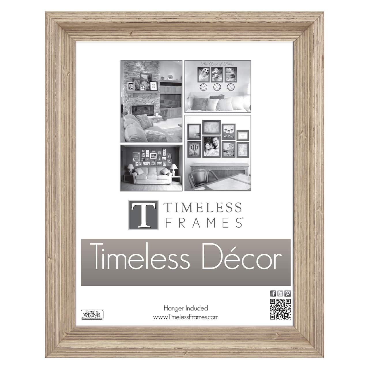 Timeless Frames&#xAE; Barnwood Mocha Frame